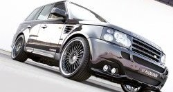 5 199 р. Пороги накладки HAMANN CONQUEROR I Land Rover Range Rover Sport 1 L320 дорестайлинг (2005-2009) (Неокрашенные)  с доставкой в г. Омск. Увеличить фотографию 8