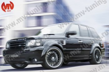 23 899 р. Пороги накладки HAMMAN  Land Rover Range Rover Sport  1 L320 (2005-2009) дорестайлинг (Неокрашенные)  с доставкой в г. Омск. Увеличить фотографию 3