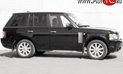 24 199 р. Накладка Verge на задний бампер Land Rover Range Rover 3 L322 дорестайлинг (2002-2006) (Неокрашенная)  с доставкой в г. Омск. Увеличить фотографию 3