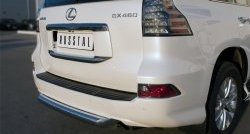 15 999 р. Защита заднего бампера (Ø76 мм, нержавейка) SLITKOFF Lexus GX460 J150 1-ый рестайлинг (2013-2019)  с доставкой в г. Омск. Увеличить фотографию 2