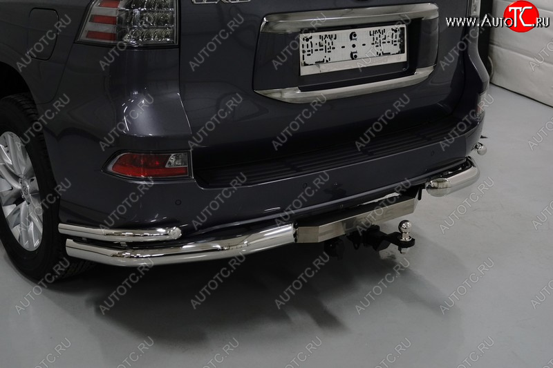 24 999 р. Фаркоп (тягово-сцепное устройство) TCC (надпись Lexus)  Lexus GX460  J150 (2019-2022) 2-ой рестайлинг (Оцинкованный, шар E - нержавейка)  с доставкой в г. Омск