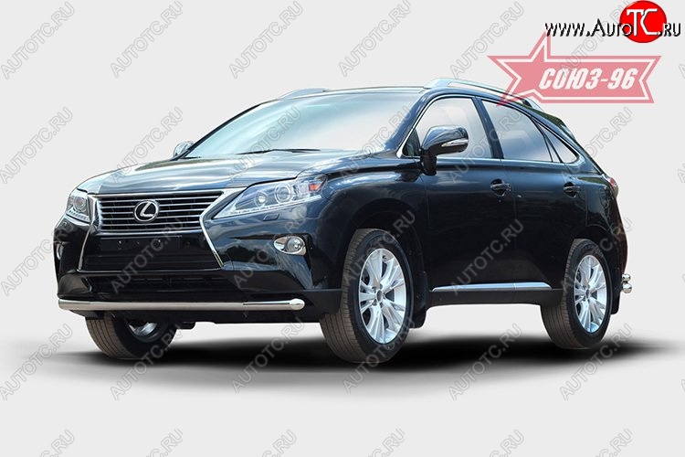 1 052 р. Защита переднего бампера одинарная Souz-96 (d60). Lexus RX 270 AL20 дорестайлинг (2015-2019)  с доставкой в г. Омск