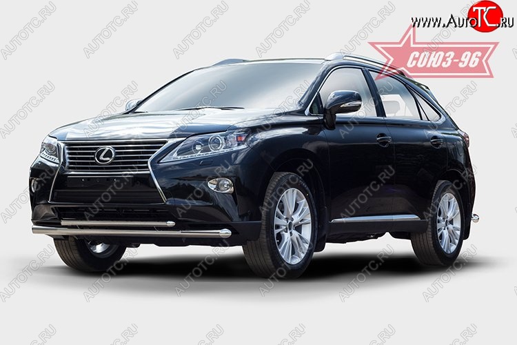 24 659 р. Защита переднего бампера одинарная Souz-96 (d60/42). Lexus RX 270 AL20 дорестайлинг (2015-2019)  с доставкой в г. Омск