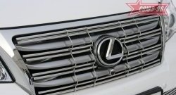 9 649 р. Декоративный элемент решетки радиатора Souz-96 (d10)  Lexus GX460  J150 (2009-2013) дорестайлинг  с доставкой в г. Омск. Увеличить фотографию 1