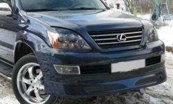 1 499 р. Реснички на фары CT Lexus GX460 J150 дорестайлинг (2009-2013) (Неокрашенные)  с доставкой в г. Омск. Увеличить фотографию 2