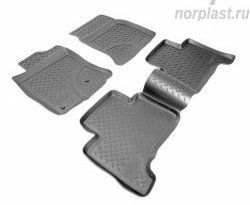 2 489 р. Комплект ковриков в салон Norplast  Lexus GX470  J120 (2002-2007), Toyota Land Cruiser Prado  J120 (2002-2009)  с доставкой в г. Омск. Увеличить фотографию 1