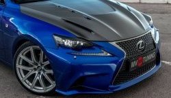 1 299 р. Реснички на фары Tuning-Sport Lexus IS250 XE30 седан дорестайлинг (2013-2016) (Неокрашенные)  с доставкой в г. Омск. Увеличить фотографию 9