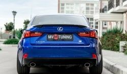 5 899 р. Лип спойлер Tuning-Sport  Lexus IS250  XE30 седан (2013-2016) дорестайлинг (Неокрашенный)  с доставкой в г. Омск. Увеличить фотографию 8