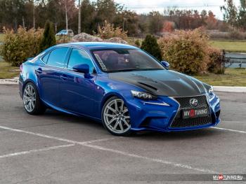 53 999 р. Капот F-SPORT Lexus IS250 XE30 седан дорестайлинг (2013-2016) (Неокрашенный)  с доставкой в г. Омск. Увеличить фотографию 2