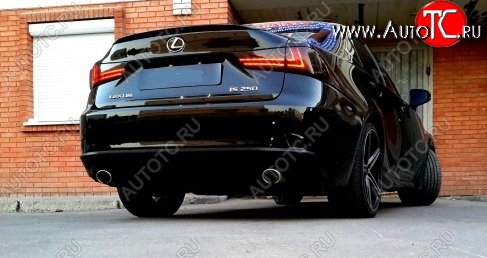 4 849 р. Лип спойлер JT Lexus IS250 XE20 седан дорестайлинг (2005-2013) (Неокрашенный)  с доставкой в г. Омск