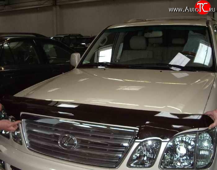 3 169 р. Дефлектор капота NovLine  Lexus LX470  J100 (1998-2002) дорестайлинг  с доставкой в г. Омск