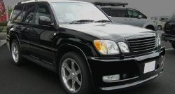 18 749 р. Передний бампер ELFORD Lexus LX470 J100 дорестайлинг (1998-2002) (Неокрашенный)  с доставкой в г. Омск. Увеличить фотографию 2