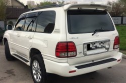 6 649 р. Спойлер со стоп сигналом CUSTOM Lexus LX470 J100 дорестайлинг (1998-2002) (Неокрашенный)  с доставкой в г. Омск. Увеличить фотографию 2