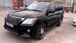 15 349 р. Накладки на колёсные арки JAOS Lexus LX570 J200 дорестайлинг (2007-2012) (Неокрашенные)  с доставкой в г. Омск. Увеличить фотографию 4