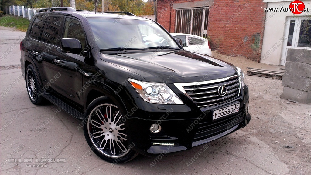 15 349 р. Накладки на колёсные арки JAOS Lexus LX570 J200 дорестайлинг (2007-2012) (Неокрашенные)  с доставкой в г. Омск