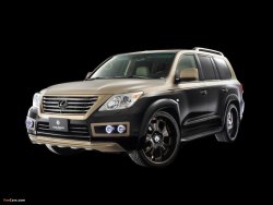 11 949 р. Накладка на передний бампер Goldman Lexus LX570 J200 дорестайлинг (2007-2012) (Неокрашенная)  с доставкой в г. Омск. Увеличить фотографию 3