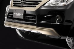 11 949 р. Накладка на передний бампер Goldman Lexus LX570 J200 дорестайлинг (2007-2012) (Неокрашенная)  с доставкой в г. Омск. Увеличить фотографию 4