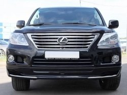 15 349 р. Накладка на передний бампер LX MODE Lexus LX570 J200 дорестайлинг (2007-2012) (Неокрашенная)  с доставкой в г. Омск. Увеличить фотографию 3