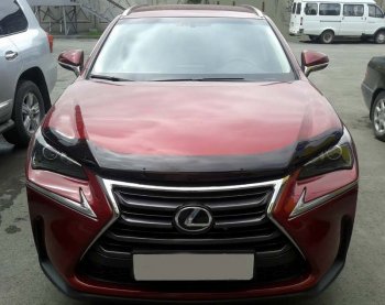 2 999 р. Дефлектор капота SIM  Lexus NX200  Z10 - NX300h  Z10  с доставкой в г. Омск. Увеличить фотографию 1