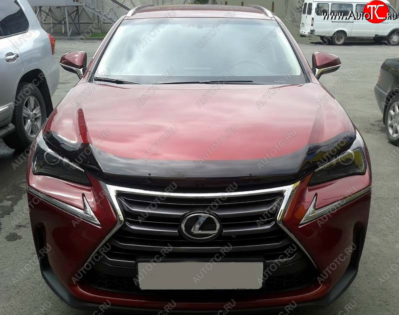 2 999 р. Дефлектор капота SIM  Lexus NX200  Z10 - NX300h  Z10  с доставкой в г. Омск