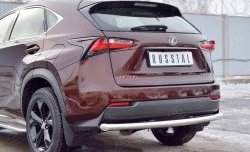 14 299 р. Защита заднего бампера (Ø63 мм, нержавейка) SLITKOFF  Lexus NX200  Z10 (2014-2017) дорестайлинг  с доставкой в г. Омск. Увеличить фотографию 4