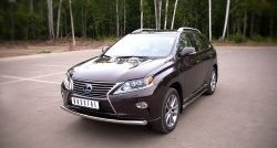 12 499 р. Одинарная защита переднего бампера диаметром 63 мм SLITKOFF  Lexus RX270  AL10 - RX450H  AL10  с доставкой в г. Омск. Увеличить фотографию 4