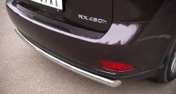 15 999 р. Одинарная защита заднего бампера из трубы диаметром 63 мм Russtal Lexus RX350 AL10 дорестайлинг (2008-2012)  с доставкой в г. Омск. Увеличить фотографию 3