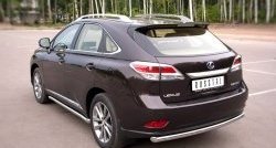 15 999 р. Одинарная защита заднего бампера из трубы диаметром 63 мм Russtal Lexus RX350 AL10 дорестайлинг (2008-2012)  с доставкой в г. Омск. Увеличить фотографию 4