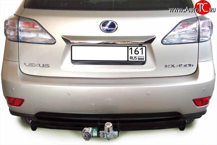 10 549 р. Фаркоп Лидер Плюс (до 2000 кг) Lexus RX270 AL10 дорестайлинг (2010-2012) (Без электропакета)  с доставкой в г. Омск