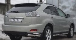 19 949 р. Защита порогов из круглой трубы диаметром 63 мм SLITKOFF Lexus RX330 XU30 (2003-2006)  с доставкой в г. Омск. Увеличить фотографию 2