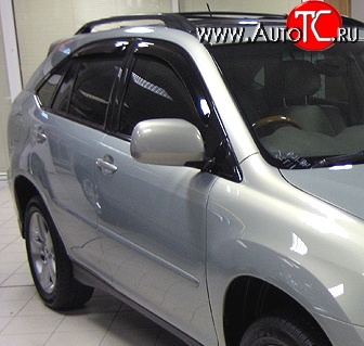 2 989 р. Дефлекторы окон (ветровики) Novline 4 шт Lexus RX350 AL10 дорестайлинг (2008-2012)  с доставкой в г. Омск