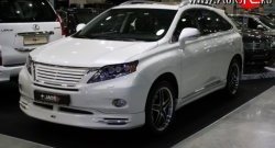 13 349 р. Накладка JAOS на передний бампер Lexus RX350 AL10 дорестайлинг (2008-2012) (Неокрашенная)  с доставкой в г. Омск. Увеличить фотографию 2