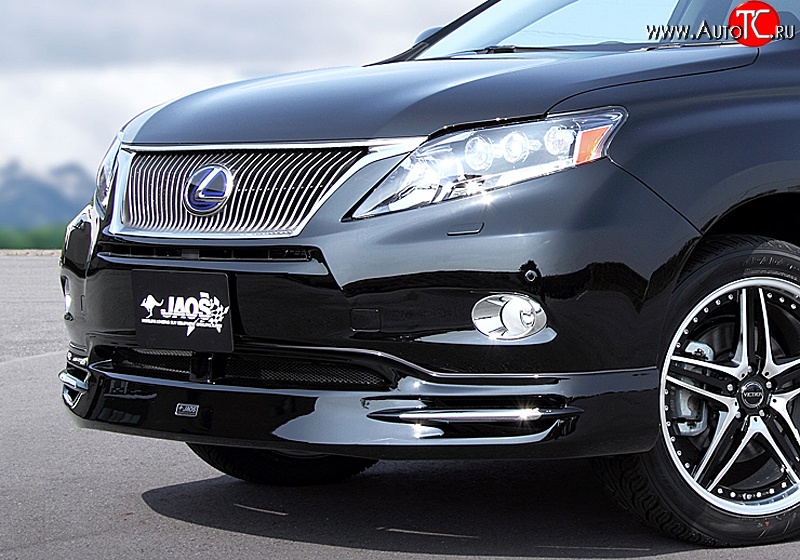 13 349 р. Накладка JAOS на передний бампер Lexus RX350 AL10 дорестайлинг (2008-2012) (Неокрашенная)  с доставкой в г. Омск