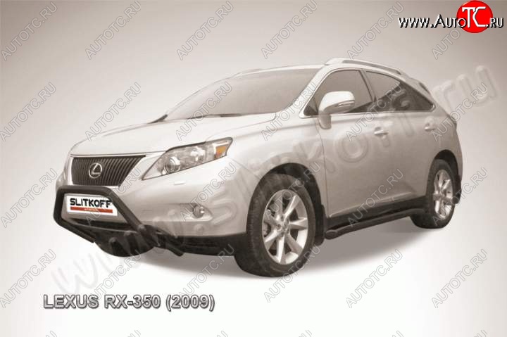 18 599 р. Кенгурятник d57 низкий мини Lexus RX350 AL10 дорестайлинг (2008-2012) (Цвет: серебристый)  с доставкой в г. Омск