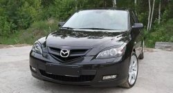 799 р. Реснички на фары RA V2 Mazda 3/Axela BK дорестайлинг, хэтчбэк (2003-2006) (Неокрашенные)  с доставкой в г. Омск. Увеличить фотографию 2