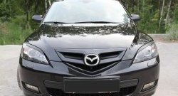 799 р. Реснички на фары RA V2  Mazda 3/Axela  BK (2003-2009) дорестайлинг, хэтчбэк, рестайлинг, хэтчбэк (Неокрашенные)  с доставкой в г. Омск. Увеличить фотографию 1