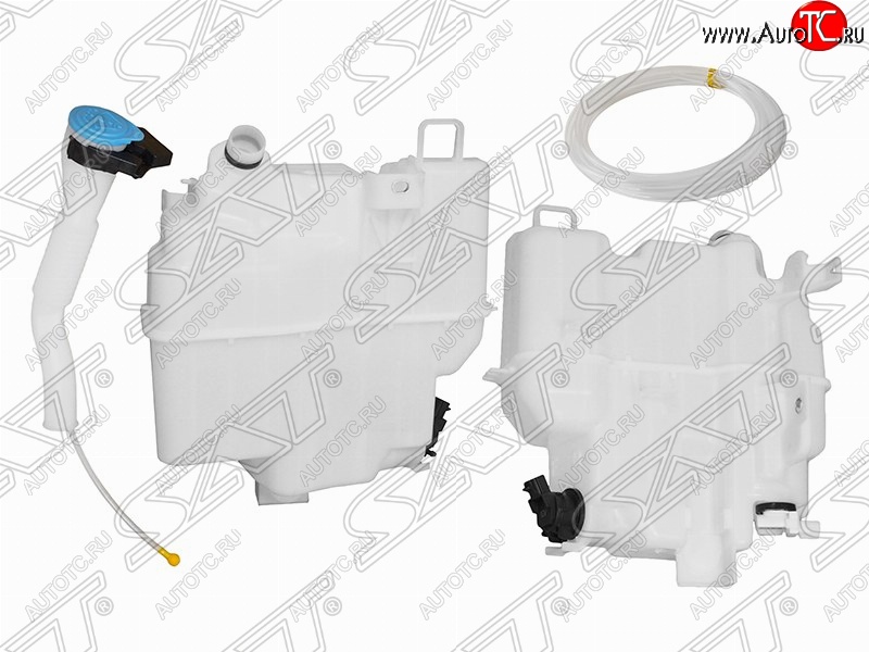 4 799 р. Бачок омывателей SAT (с горловиной, 1 мотором и датчик уровня, большой, пр-во Тайвань) Mazda 3/Axela BM дорестайлинг седан (2013-2016)  с доставкой в г. Омск