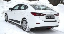 759 р. Реснички на фонари RA  Mazda 3/Axela  BM (2013-2016) дорестайлинг седан (Неокрашенные)  с доставкой в г. Омск. Увеличить фотографию 7