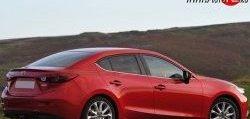 1 699 р. Лип спойлер M-VRS Mazda 3/Axela BM дорестайлинг седан (2013-2016) (Неокрашенный)  с доставкой в г. Омск. Увеличить фотографию 4