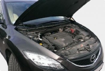 Упоры капота Russtal Mazda 6 GG седан дорестайлинг (2002-2005)