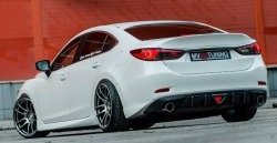 29 899 р. Крышка багажника Tuning-Sport v1  Mazda 6  GJ (2015-2025) 1-ый рестайлинг седан, 2-ой рестайлинг седан (Неокрашенная)  с доставкой в г. Омск. Увеличить фотографию 6