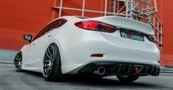 29 899 р. Крышка багажника Tuning-Sport v1  Mazda 6  GJ (2015-2025) 1-ый рестайлинг седан, 2-ой рестайлинг седан (Неокрашенная)  с доставкой в г. Омск. Увеличить фотографию 7