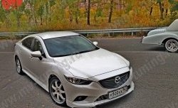 11 399 р. Пороги накладки SkyActivSport  Mazda 6  GJ (2012-2018) дорестайлинг седан, 1-ый рестайлинг седан (Неокрашенные)  с доставкой в г. Омск. Увеличить фотографию 2