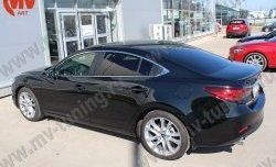 5 199 р. Лип спойлер Boomer Design Mazda 6 GJ дорестайлинг седан (2012-2015) (Неокрашенный)  с доставкой в г. Омск. Увеличить фотографию 4