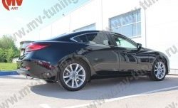 5 199 р. Лип спойлер Boomer Design Mazda 6 GJ дорестайлинг седан (2012-2015) (Неокрашенный)  с доставкой в г. Омск. Увеличить фотографию 7