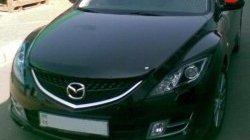 2 699 р. Дефлектор капота NovLine Mazda 6 GJ дорестайлинг седан (2012-2015)  с доставкой в г. Омск. Увеличить фотографию 2