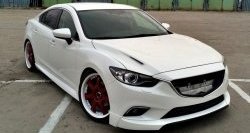 47 899 р. Капот пластиковый (с прорезаными жабрами) SkyActivSport MV-Tuning Mazda 6 GJ 1 рестайлинг универсал (2015-2018) (Неокрашенный)  с доставкой в г. Омск. Увеличить фотографию 5