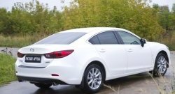 1 269 р. Накладка на задний бампер RA Mazda 6 GJ дорестайлинг седан (2012-2015)  с доставкой в г. Омск. Увеличить фотографию 3