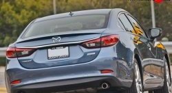 2 699 р. Лип спойлер M-VRS Mazda 6 GJ дорестайлинг седан (2012-2015) (Неокрашенный)  с доставкой в г. Омск. Увеличить фотографию 3