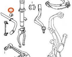 459 р. Полиуретановая втулка стабилизатора передней подвески Точка Опоры (23 мм) Mazda Atenza GG лифтбэк дорестайлинг (2002-2005)  с доставкой в г. Омск. Увеличить фотографию 2